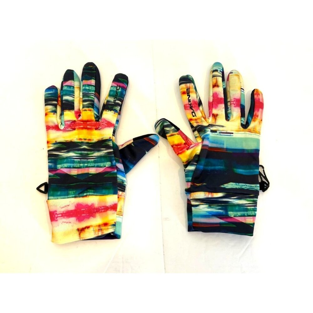 Dakine Rambler Liner Gloves Mens Large Vibrant Multicolor Touchscreen Compatible
